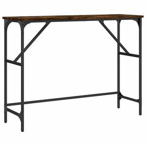 vidaXL konsoles galdiņ&scaron;, koka krāsa, 100x32x75 cm, inženierijas koks