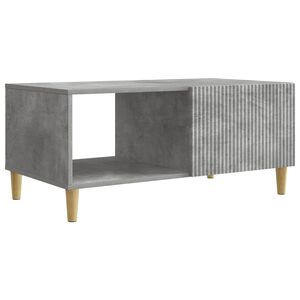 vidaXL Kafijas galdiņ&scaron; Betona pelēks 90 x 50 x 40 cm Inženierijas koks