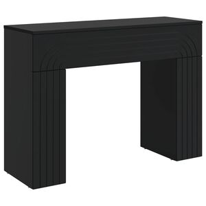 vidaXL Kafijas galdiņ&scaron; Melns 102 x 35 x 75 cm Inženierijas koks
