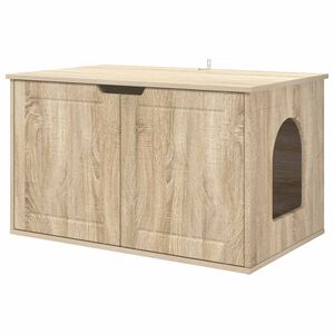 vidaXL Kaķu māja Sonoma 85 x 55 x 50,5 cm Inženierijas koks
