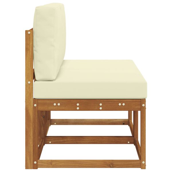 vidaXL 2 Gabals Āra vidējā dīvāns Cietā akācijas koks