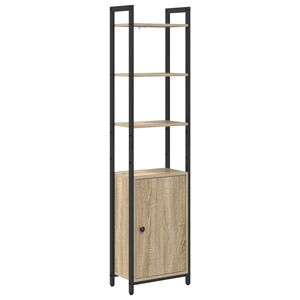 vidaXL Grāmatplaukts 6 līmeņi 40 x 24 x 161 cm Inženierijas koks