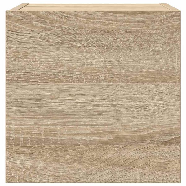 vidaXL sienas TV skapīši, 4 gab., ozolkoka, 30,5x30x30 cm