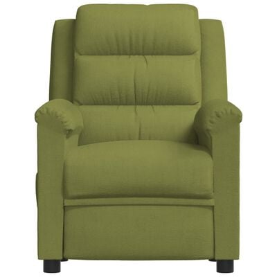 vidaXL masāžas krēsls, gaiši zaļš samts