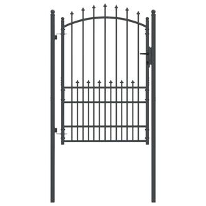 vidaXL Žoga vārti ar naglām EMMEN 170 x 100 cm Pulverkrāsots tērauds