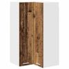 vidaXL Piekarams skapītis Vecs koks un balts 57 x 57 x 100 cm