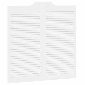 vidaXL &Scaron;ūpojo&scaron;ās durvis 100 x 50 cm Priedes masīvkoks Balts