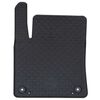 vidaXL Auto paklājs 4 pcs Melns piemērots CITROEN C3 AIRCROSS 2017-