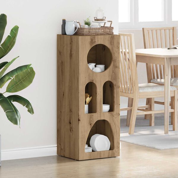 vidaXL Puse Artisānā ozols 40 x 35 x 100.5 cm Inženierijas koks