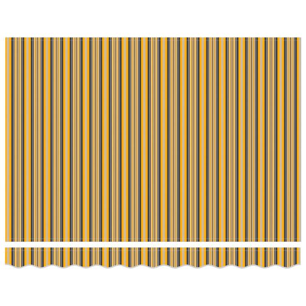 vidaXL Izvelkams jumtiņ&scaron; Dzeltena un pelēka 350 x 250 cm