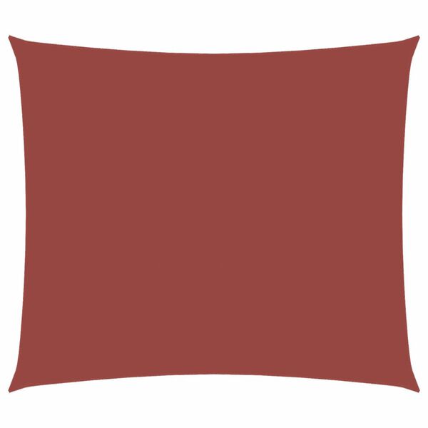vidaXL saulessargs, taisnstūra, 2,5x3,5 m, sarkanbrūns oksforda audums