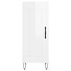 vidaXL augstais skapītis, balts, 34,5x34x180 cm, inženierijas koks