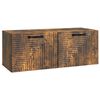 vidaXL Sienā piestiprināms TV skapis Kūpināts ozols 78,5 x 31 x 30 cm