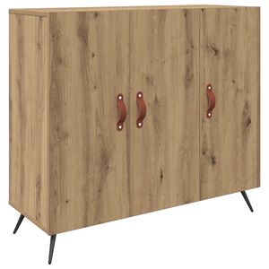 vidaXL Puse Artisānā ozols 89,5 x 34 x 80 cm Inženierijas koks