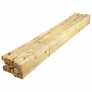 vidaXL vistu būris, 1,5x1,5x2 m, impregnēts priedes koks