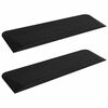 vidaXL apmales rampas, 2 gab., 110x32x3,8 cm, gumija