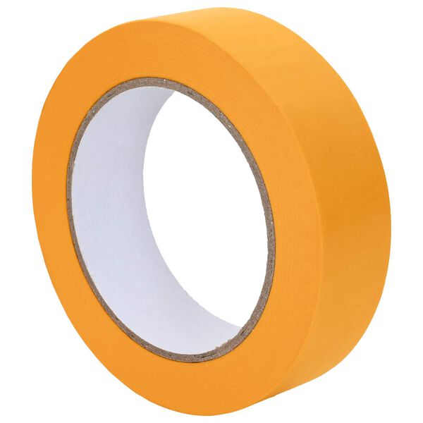 vidaXL Gleznotāja maskē&scaron;anas lentes 50 pcs Dzeltena 25mm x 50m Papīrs