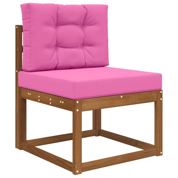 vidaXL Āra dīvāna spilvens 2 pcs Rozā Poliesters