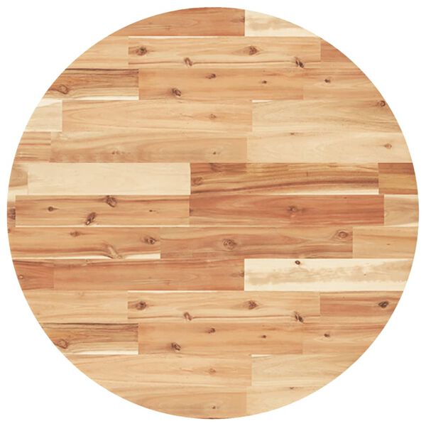 vidaXL galda virsma, &Oslash;70x4 cm, apaļa, akācijas masīvkoks