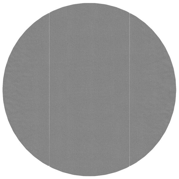 vidaXL baseina pamatnes aizsargs, gai&scaron;i pelēks, &Oslash;306 cm, ģeotekstils