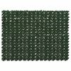 vidaXL Balkona ekrāns ar lapām Tum&scaron;i zaļ&scaron; 200 x 150 cm