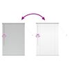 vidaXL Venēcijas žalūzijas Sudraba 130 x 85 cm Alumīnijs