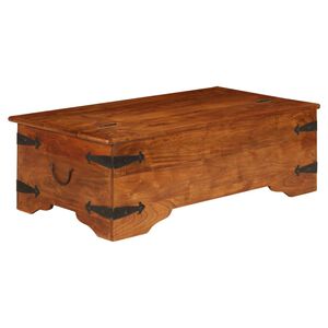 vidaXL kafijas galdiņ&scaron;, 110x55x35 cm, akācijas masīvkoks, medus apdare