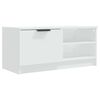 vidaXL TV skapītis, balts, 80x35x36,5 cm, inženierijas koks