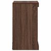 vidaXL kumode ar LED lampiņām, brūna koka krāsa, 41x37x67 cm