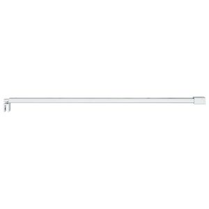 vidaXL Du&scaron;as durvju atbalsta stienis 70-120 cm 6/8 mm stiklam Hroms