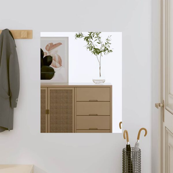 vidaXL sienas spogulis, 50x60 cm, stikls, taisnstūra