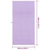 vidaXL Sporta dvieļi 2 pcs Violeta 200 x 100 cm