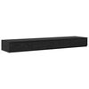 vidaXL Gultas atvilktnes Melns ozolkoks 150 x 36,5 x 16,5 cm