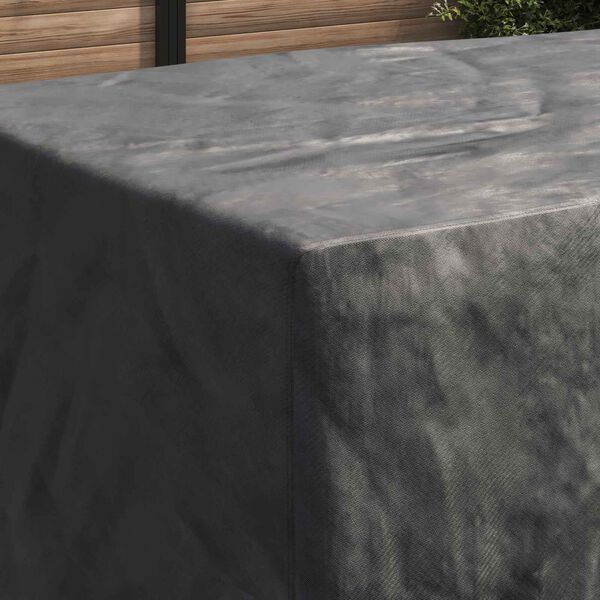 vidaXL Mēbeļu pārklājs Vienkrāsains Melna 300 x 110 x 70 cm 210D