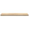vidaXL kāpņu paklāji, 8gab., neapstrādāts, 100x25x2cm, ozola masīvkoks