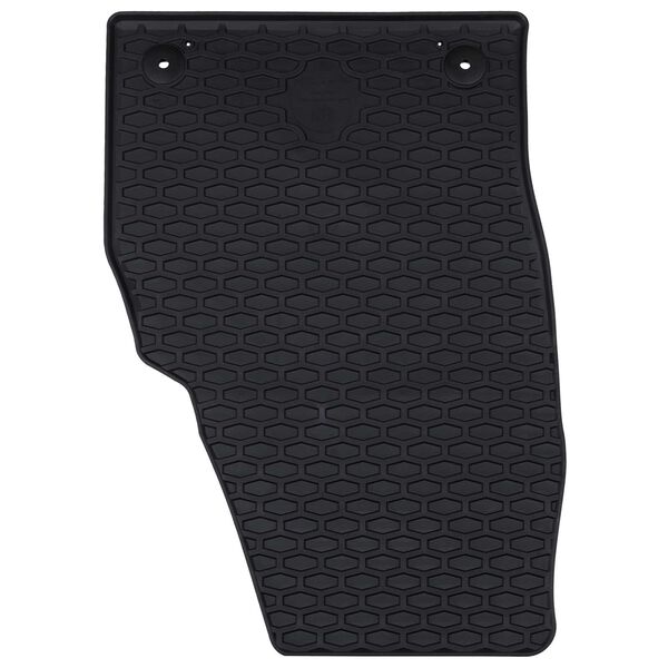 vidaXL Auto paklājs 4 pcs Melna VW POLO , TAIGO Gumija