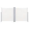 vidaXL izvelkams sānu aizslietnis, krēmkrāsa, 100x600 cm