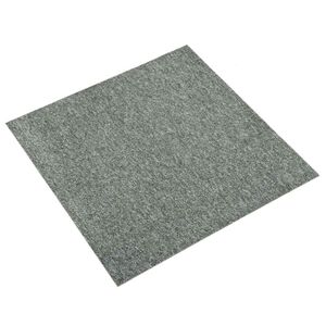 vidaXL Paklājs 20 gab. Zaļa 50 x 50 cm 100% polipropilēns