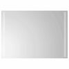 vidaXL LED vannas spogulis Caurspīdīgs 70 x 50 cm rūdīts stikls