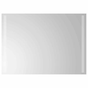 vidaXL LED vannas spogulis Caurspīdīgs 70 x 50 cm rūdīts stikls