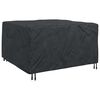 vidaXL Mēbeļu pārklājs Vienkrāsains Melna 150 x 150 x 75 cm 210D