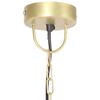 vidaXL griestu lampa, industriāls dizains, misiņa, 25 W, 30 cm, E27