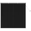 vidaXL Venēcijas žalūzija Melns 150 x 150 cm 25 mm PVC