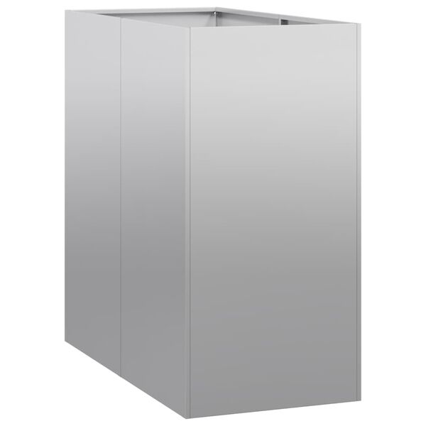 vidaXL puķu kaste, 40x80x80 cm, cinkots tērauds