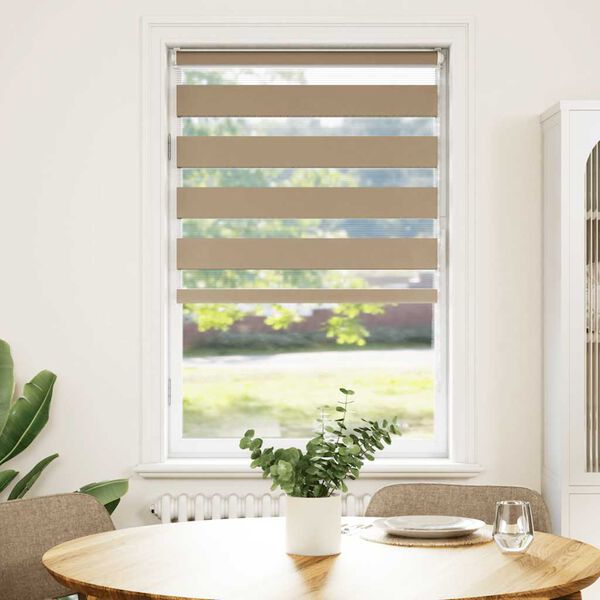 vidaXL žalūzijas zebra 85x150 cm auduma platums 80,9 cm poliesters