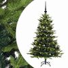 vidaXL Mākslīgā Ziemassvētku egle ar bumbiņu 150 cm 150 LED