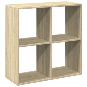 vidaXL telpas sadalītājs, grāmatu plaukts, ozola, 69,5x29x69,5 cm