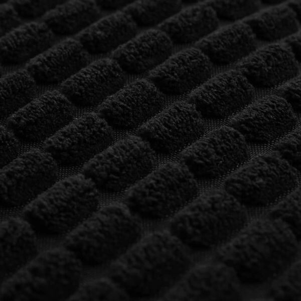 vidaXL spilvenu komplekts, 2 gab., 60x60 cm, velūrs, melns