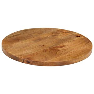 vidaXL galda virsma, &Oslash; 40x2,5 cm, apaļa, mango masīvkoks