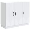 vidaXL Puse Balts 89 x 34,5 x 77 cm Inženierijas koks